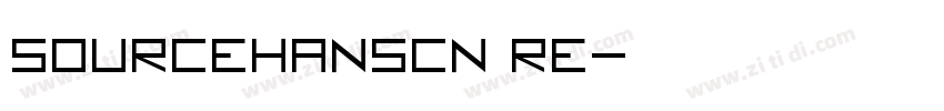 sourceHansCN Re字体转换